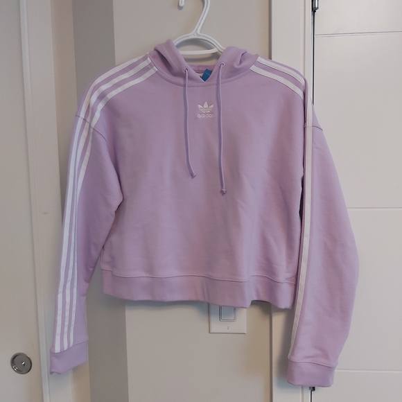 Adidas crop hoodie